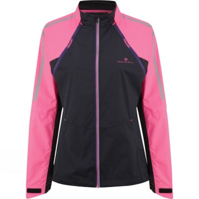 Chaquetas Ronhill Vizion Rip-Zip Mujer Negras / Rosas - Chile MAS805673